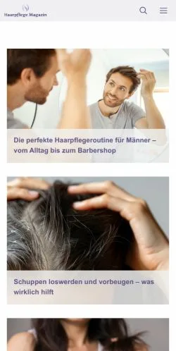 Anteprima del sito Schuppen Ratgeber, media di Germania per articoli sponsorizzati