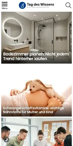 Anteprima del sito Tag Des Wissens, media di Germania per articoli sponsorizzati