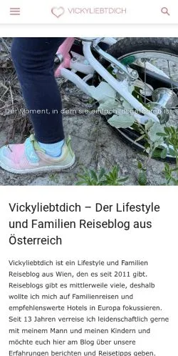 Anteprima del sito Vickyliebtdich, media di Austria per articoli sponsorizzati