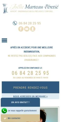 Anteprima del sito Me Marteau-Péretié, media di Francia per articoli sponsorizzati