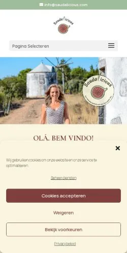 Aperçu du site Saudalicious, média de Pays-Bas pour articles sponsorisés