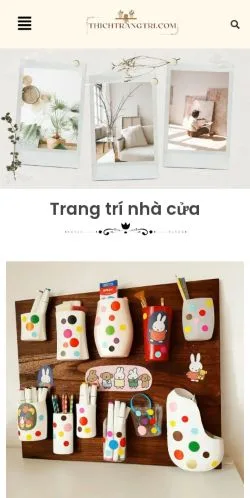 Preview of the ThichTrangTri website, a media outlet in Vietnam for sponsored articles