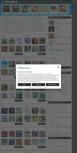 Anteprima del sito Newsgaming, media di Germania per articoli sponsorizzati