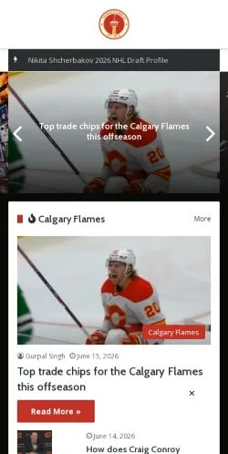 Anteprima del sito The Win Column, media di Canada per articoli sponsorizzati