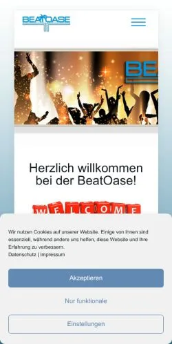 Preview of the BeatOase website, a media outlet in Germany for sponsored articles