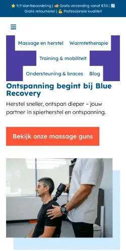 Anteprima del sito Blue Recovery, media di Paesi Bassi per articoli sponsorizzati
