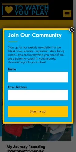 Anteprima del sito Watch You Play, media di Stati Uniti per articoli sponsorizzati
