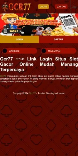 Vista previa del sitio Gcr77 Slot Gacor, medio de Indonesia para artículos patrocinados