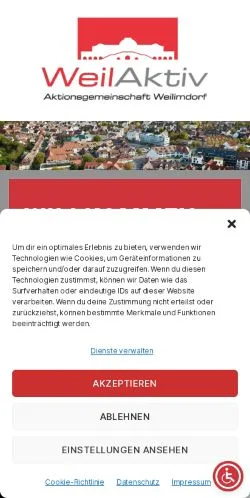 Anteprima del sito Weilimdorf.de, media di Germania per articoli sponsorizzati