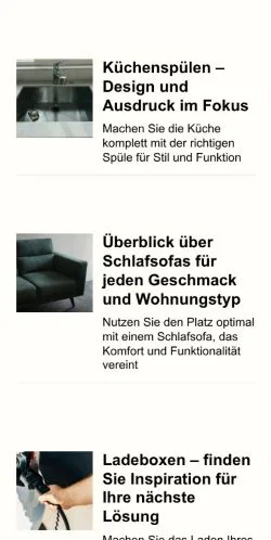 스폰서 기사용 독일 매체 bauensicher.de 사이트 미리보기