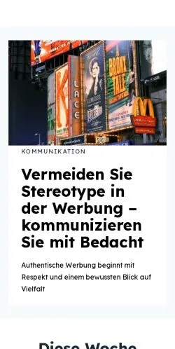 Podgląd witryny branchezukunft.de, medium z kraju Niemcy do artykułów sponsorowanych