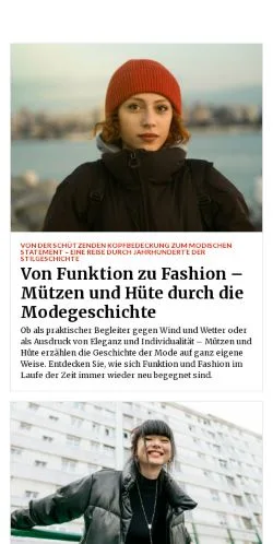 スポンサード記事向けのドイツメディア、dertrendblog.deのサイトプレビュー