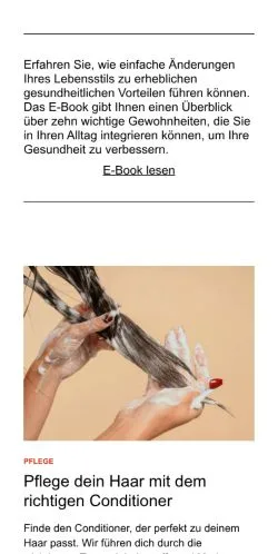 Anteprima del sito ewigegesundheit.de, media di Germania per articoli sponsorizzati