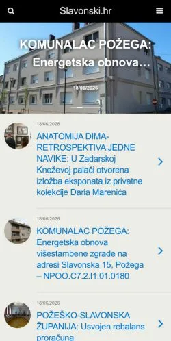 Anteprima del sito Slavonski.hr, media di Stati Uniti per articoli sponsorizzati