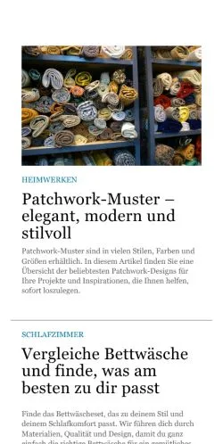 Anteprima del sito villatrend.de, media di Germania per articoli sponsorizzati