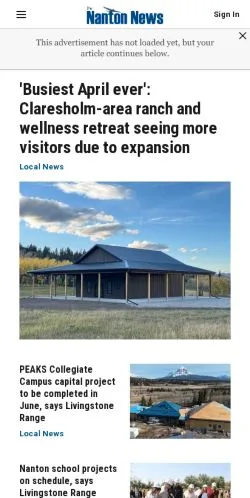 Anteprima del sito Nanton News, media di Stati Uniti per articoli sponsorizzati