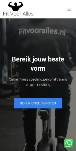 Anteprima del sito Fit Voor Alles, media di Paesi Bassi per articoli sponsorizzati