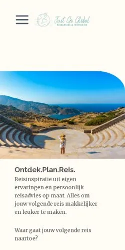 Anteprima del sito Just Go Global, media di Paesi Bassi per articoli sponsorizzati