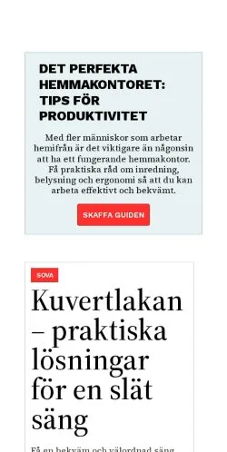 Anteprima del sito dekorativthus.se, media di Svezia per articoli sponsorizzati