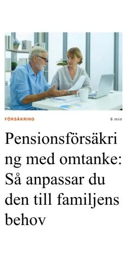 Anteprima del sito ekonomitanken.se, media di Svezia per articoli sponsorizzati
