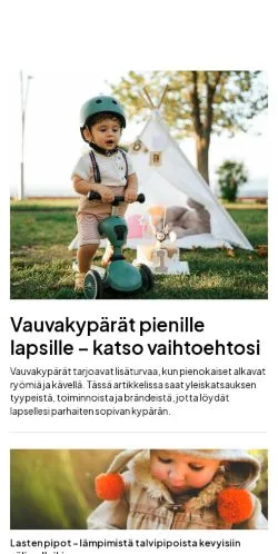 Podgląd witryny etsimuotia.fi, medium z kraju Finlandia do artykułów sponsorowanych