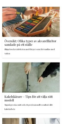 Anteprima del sito hemgrotta.se, media di Svezia per articoli sponsorizzati