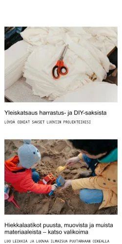 Aperçu du site isoperhe.fi, média de Finlande pour articles sponsorisés