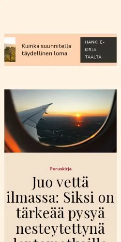 Podgląd witryny kaunismatka.fi, medium z kraju Finlandia do artykułów sponsorowanych