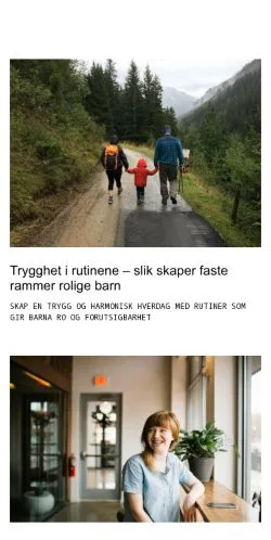 Forhåndsvisning af kvinners.com, medie fra Norge til sponsorerede artikler
