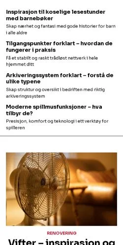 Forhåndsvisning av nettstedet mannigjen.com, medium fra Norge for sponsede artikler