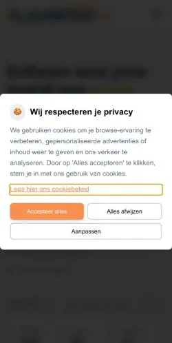 Anteprima del sito AutoWise, media di Paesi Bassi per articoli sponsorizzati