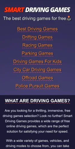 Forhåndsvisning af Smart Driving Games, medie fra USA til sponsorerede artikler