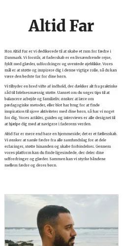 Vorschau der Website altidfar.dk, Medium aus Dänemark für gesponserte Artikel