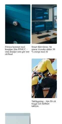 Anteprima del sito Business Manualen, media di Svezia per articoli sponsorizzati