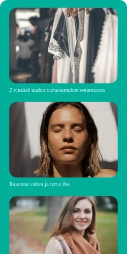 Anteprima del sito Design Sauna, media di Finlandia per articoli sponsorizzati