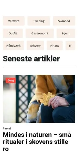 Sponsorlu makaleler için Danimarka medyası dkliv.dk sitesinin önizlemesi