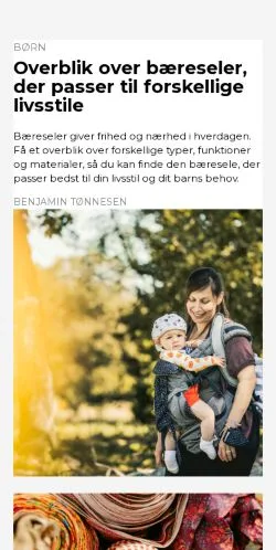 Podgląd witryny familieboxen.dk, medium z kraju Dania do artykułów sponsorowanych