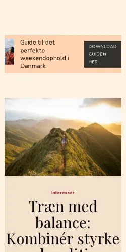 Preview of the festligfritid.dk website, a media outlet in Denmark for sponsored articles