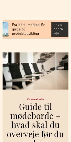 Anteprima del sito handelsliv.dk, media di Danimarca per articoli sponsorizzati