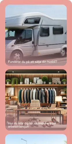 Podgląd witryny Herr Rummet, medium z kraju Szwecja do artykułów sponsorowanych