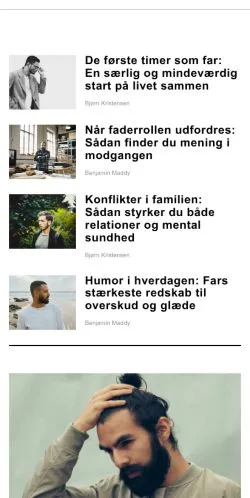Anteprima del sito hyggefar.dk, media di Danimarca per articoli sponsorizzati