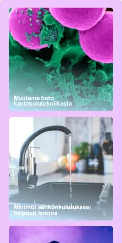 Anteprima del sito Iloinen Perhe, media di Finlandia per articoli sponsorizzati