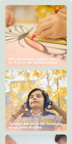 Podgląd witryny Kidsexperte, medium z kraju Niemcy do artykułów sponsorowanych