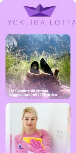 Anteprima del sito Lyckliga Lotta, media di Svezia per articoli sponsorizzati