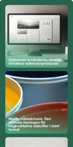 Vista previa del sitio Online Tech, medio de Suecia para artículos patrocinados