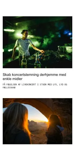 Anteprima del sito oplevelsesmagasinet.dk, media di Danimarca per articoli sponsorizzati