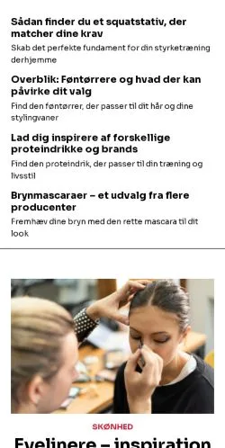 Anteprima del sito sundsnak.dk, media di Danimarca per articoli sponsorizzati
