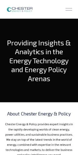 Vista previa del sitio Chester Energy & Policy, medio de Estados Unidos para artículos patrocinados