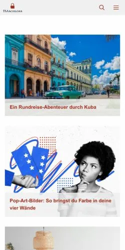 Anteprima del sito Tsaschloss, media di Germania per articoli sponsorizzati
