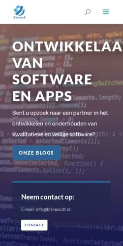 Sponsorlu makaleler için Hollanda medyası Brimosoft sitesinin önizlemesi
